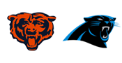Chicago Bears logo,Carolina Panthers logo